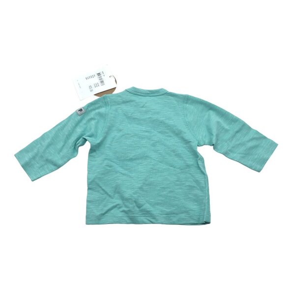 Polarn O. Pyret Organic Cotton Baby Shirt With Animal Prints 1-2 Months - Picture 2 of 6